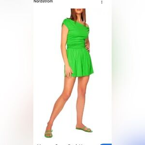 Susana Monaco Bright Green Romper NWT